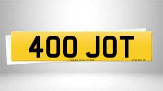 Registration 400 JOT